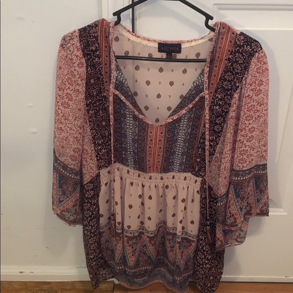 Cute flowy top